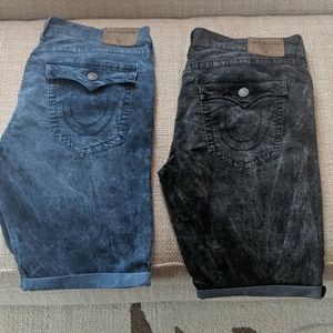 True Religion denim shorts